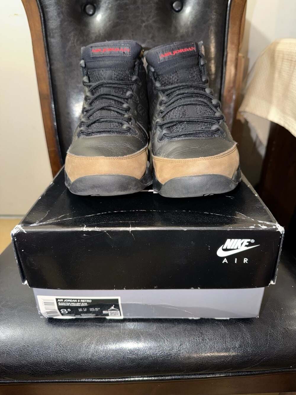 Nike Air Jordan 9 Retro Black/Light Olive